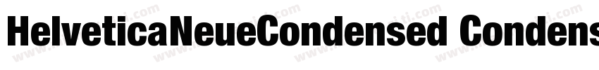 HelveticaNeueCondensed CondensedBod字体转换